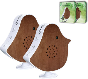 Northpoint Naturgeräusche Box Vogel Sound Box Echtholz Bewegungsmelder Sound Sensor Timer USB-C