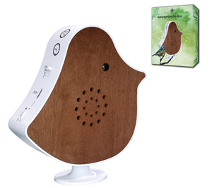 Northpoint Naturgeräusche Box Vogel Sound Box Echtholz Bewegungsmelder Sound Sensor Timer USB-C