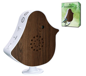 Northpoint Naturgeräusche Box Vogel Sound Box Echtholz Bewegungsmelder Sound Sensor Timer USB-C