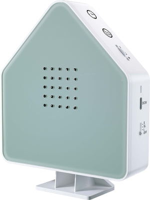 Naturgeräuschebox mit LED Beleuchtung Haus Arylik grün - SUMMER EDITION