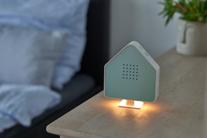 Naturgeräuschebox mit LED Beleuchtung Haus Arylik grün - SUMMER EDITION