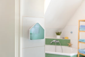 Naturgeräuschebox mit LED Beleuchtung Haus Arylik grün - SUMMER EDITION