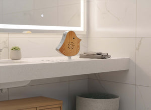 Northpoint Naturgeräusche Box Vogel Sound Box Echtholz Bewegungsmelder Sound Sensor Timer USB-C