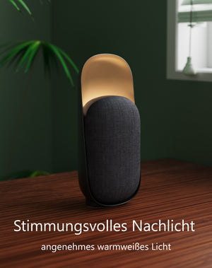 Northpoint 3in1 Nature Sound Box LED Nachtlicht mit Bluetooth Lautsprecher und Naturgeräuschen Ideale Beleuchtung und beruhigende Klänge perfekt für Schlafzimmer Kinderzimmer Wohnzimmer