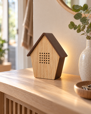 Naturgeräuschebox Vogelgezwitscher Soundbox mit Bewegungssensor, LED-Licht & Akku