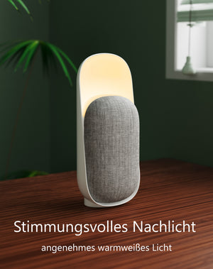 Northpoint 3in1 Nature Sound Box LED Nachtlicht mit Bluetooth Lautsprecher und Naturgeräuschen Ideale Beleuchtung und beruhigende Klänge perfekt für Schlafzimmer Kinderzimmer Wohnzimmer